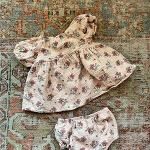 Quincy Mae Dress and Bloomers Set